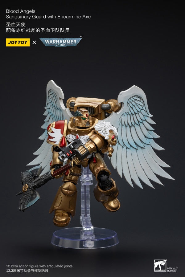 Sanguinary Guard with Encarmine Axe Blood Angels Joy Toy