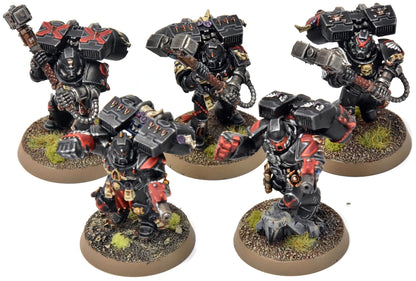 BLOOD ANGELS 5 Death Company With Jump Pack #16 PRO PAINTED Warhammer 40K