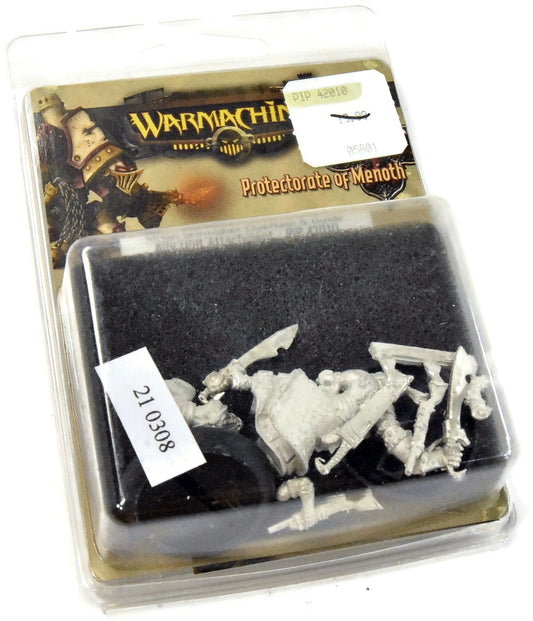 WARMACHINE Protectorate Of Menoth Idrian Skirmisher Chieftain & Guide #1 METAL