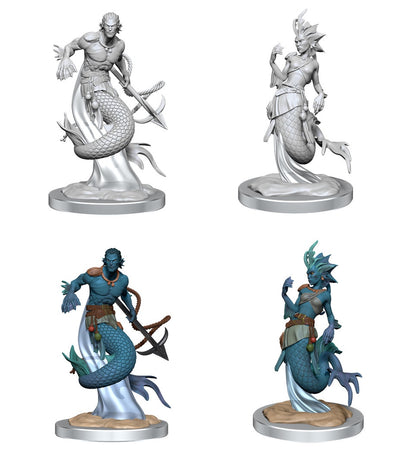 D&d Unpainted Minis Wv20 Merfolk