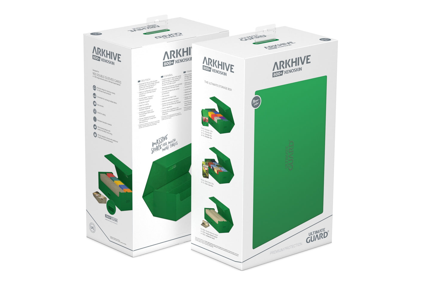 Ultimate Guard Deck Case Arkhive 800+ Monocolor Green