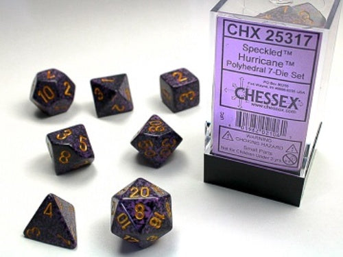 Speckled 7-Die Set Hurricane Chessex Dice (CHX25317)