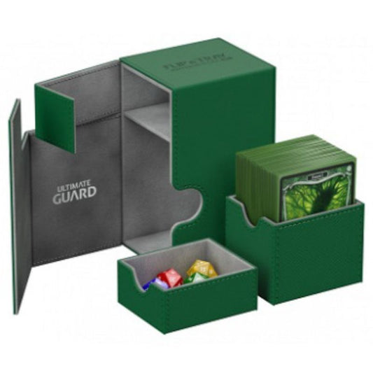 Ultimate Guard Flip N Tray Deck Case Xenoskin Green 80+