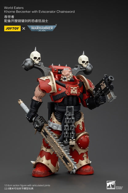 Khorne Berzerker with Eviscerator Chainsword World Eaters Joy Toy