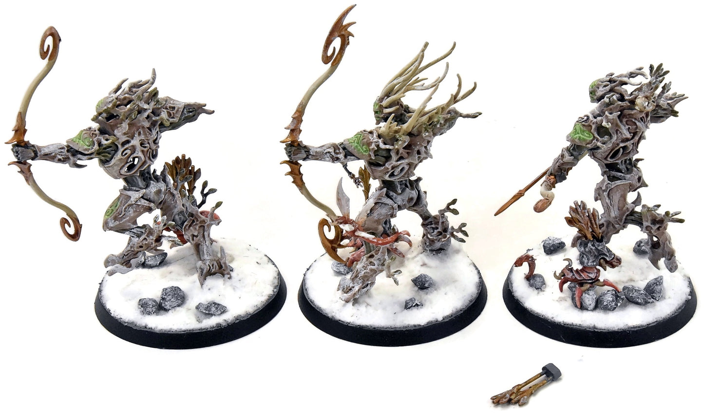SYLVANETH 3 Kurnoth Hunters #3 WELL PAINTED Sigmar