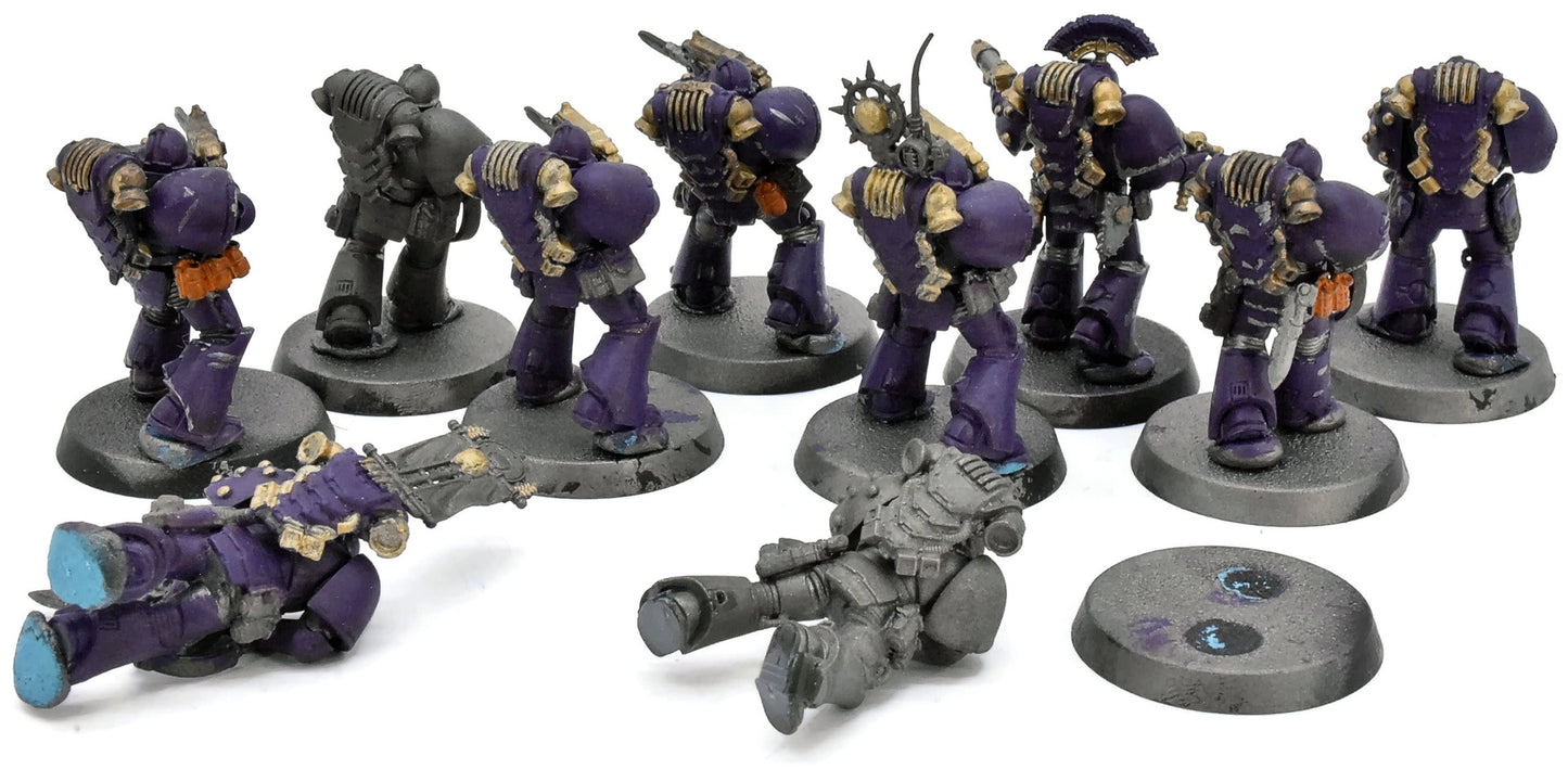 SPACE MARINES 10 Tactical Marines #2 Warhammer 40K 7201