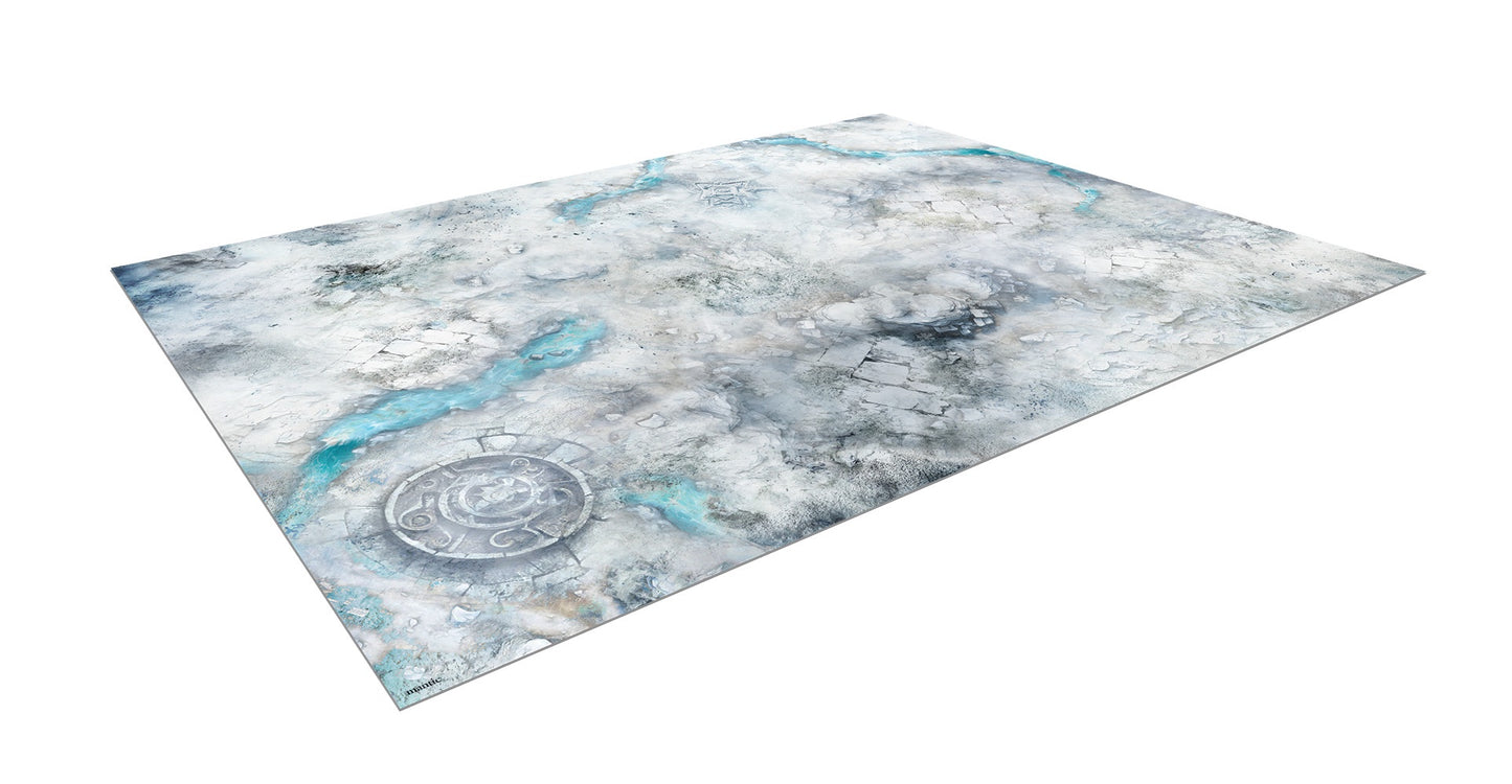Terrain Crate - Battle Mat Snowfield 44 Inch X60 Inch
