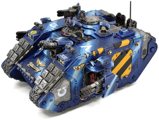 SPACE MARINES Land Raider Crusader #1 WELL PAINTED Warhammer 40K