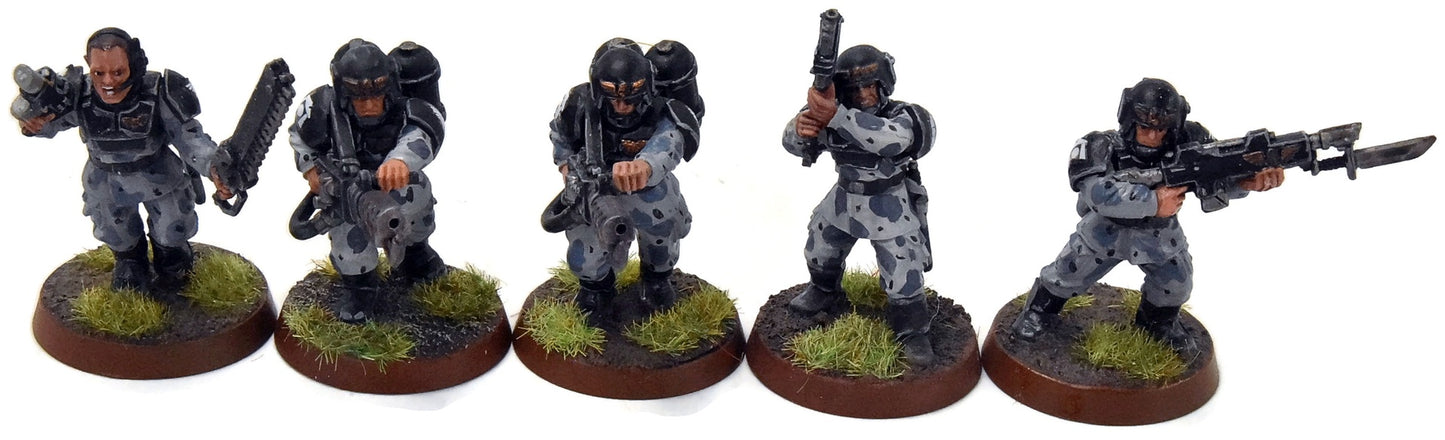 ASTRA MILITARIUM 10 Cadian Shock Troops #21 WELL-PAINTED Warhammer 40K