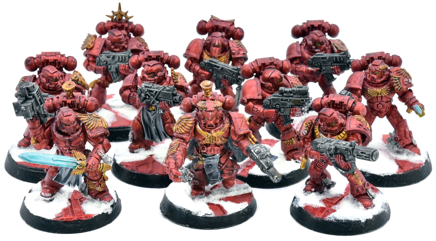 BLOOD ANGELS 10 Tactical Marines #1 Warhammer 40K