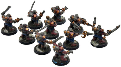 KHARADRON OVERLORDS 10 Arkanaut Company #2 WELL PAINTED Warhammer Sigmar