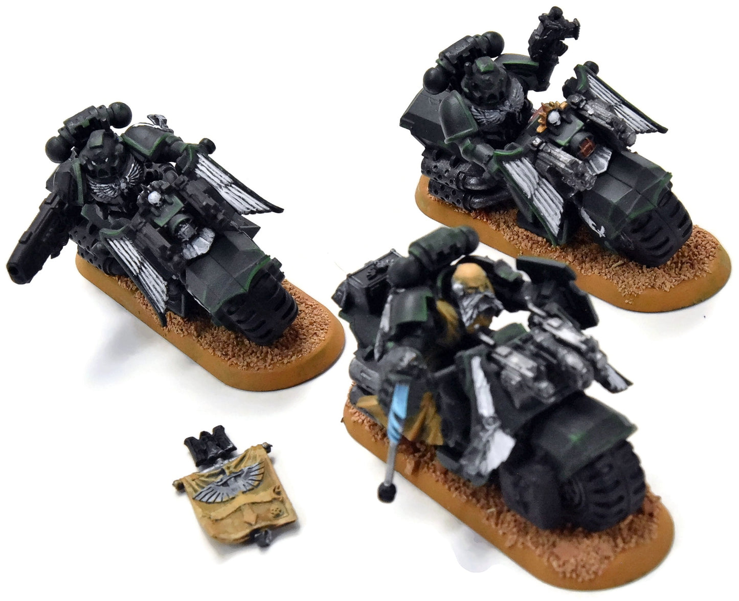 DARK ANGELS 3 Ravenwing Bike Squadron #4 Warhammer 40K