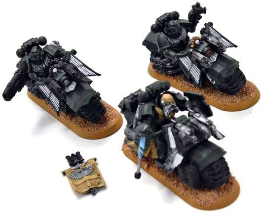 DARK ANGELS 3 Ravenwing Bike Squadron #4 Warhammer 40K