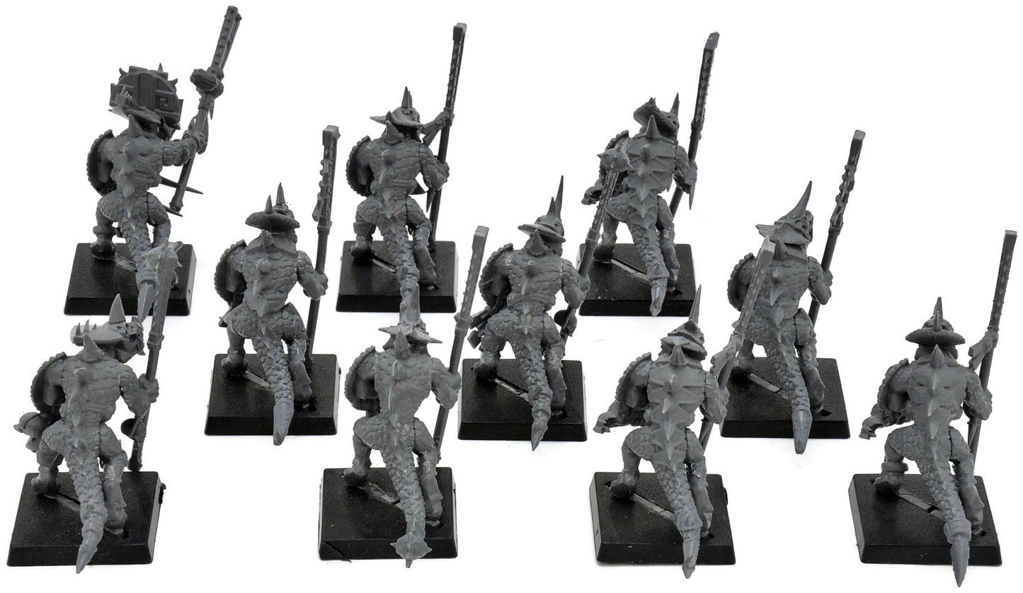 LIZARDMEN 10 Temple Guards #1 Warhammer Fantasy