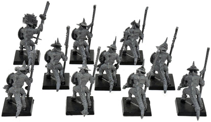 LIZARDMEN 10 Temple Guards #1 Warhammer Fantasy