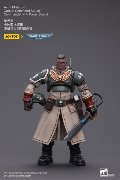 Cadian Command Squad Commander with Power Sword Astra Militarum Joy Toy