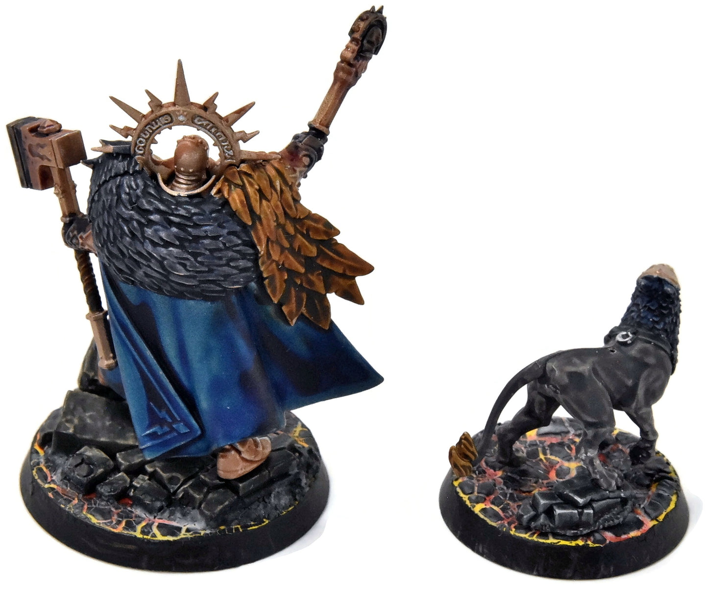 STORMCAST ETERNALS Lord Imperatant with Gryphound #1 WELL PAINTED Sigmar