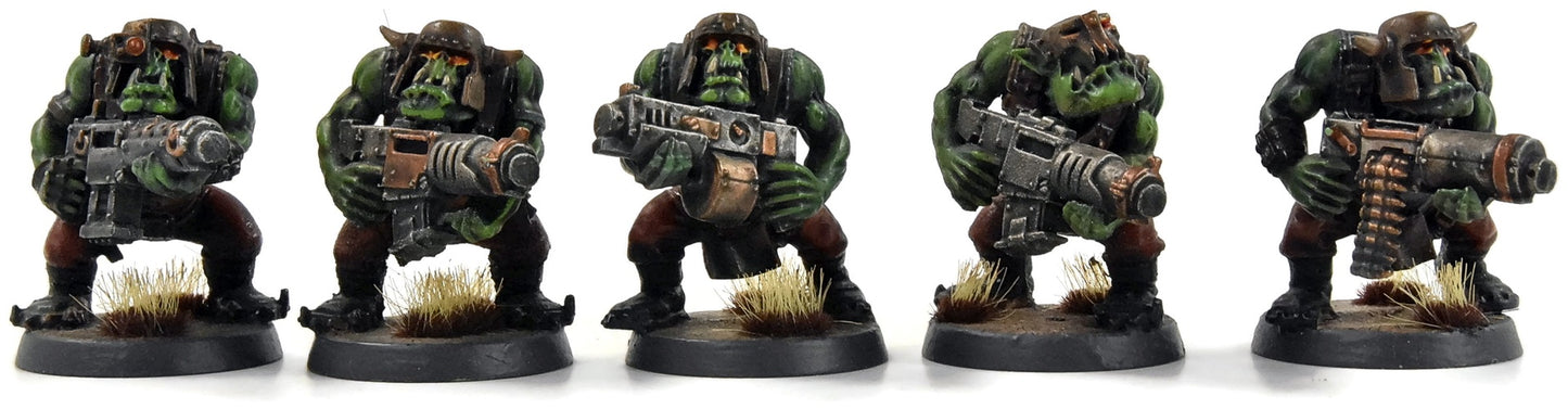 ORKS 10 Boyz #21 WELL PAINTED Warhammer 40K