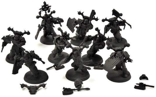 SLAVES TO DARKNESS 9 Khorne Berzerkers #1 converted with shields Sigmar