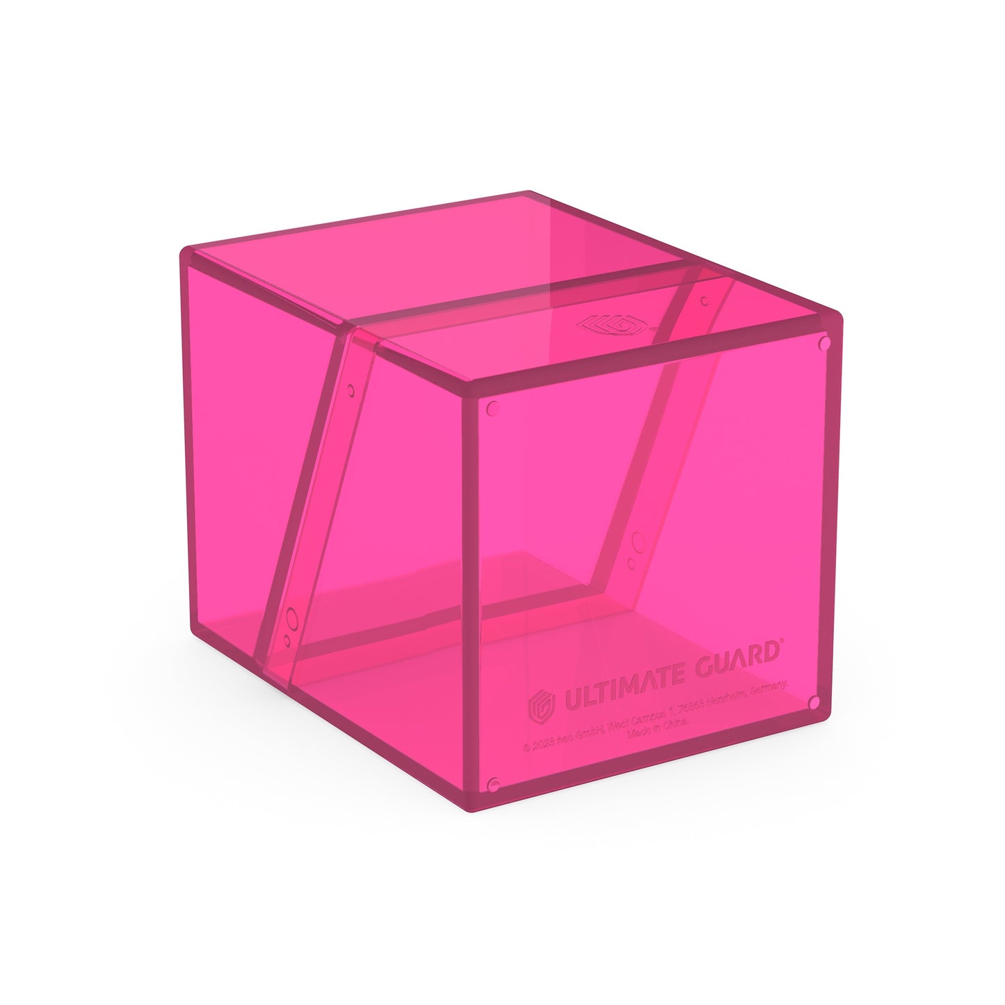 Ultimate Guard Deck Case Boulder 100+ Clear Rhodonite