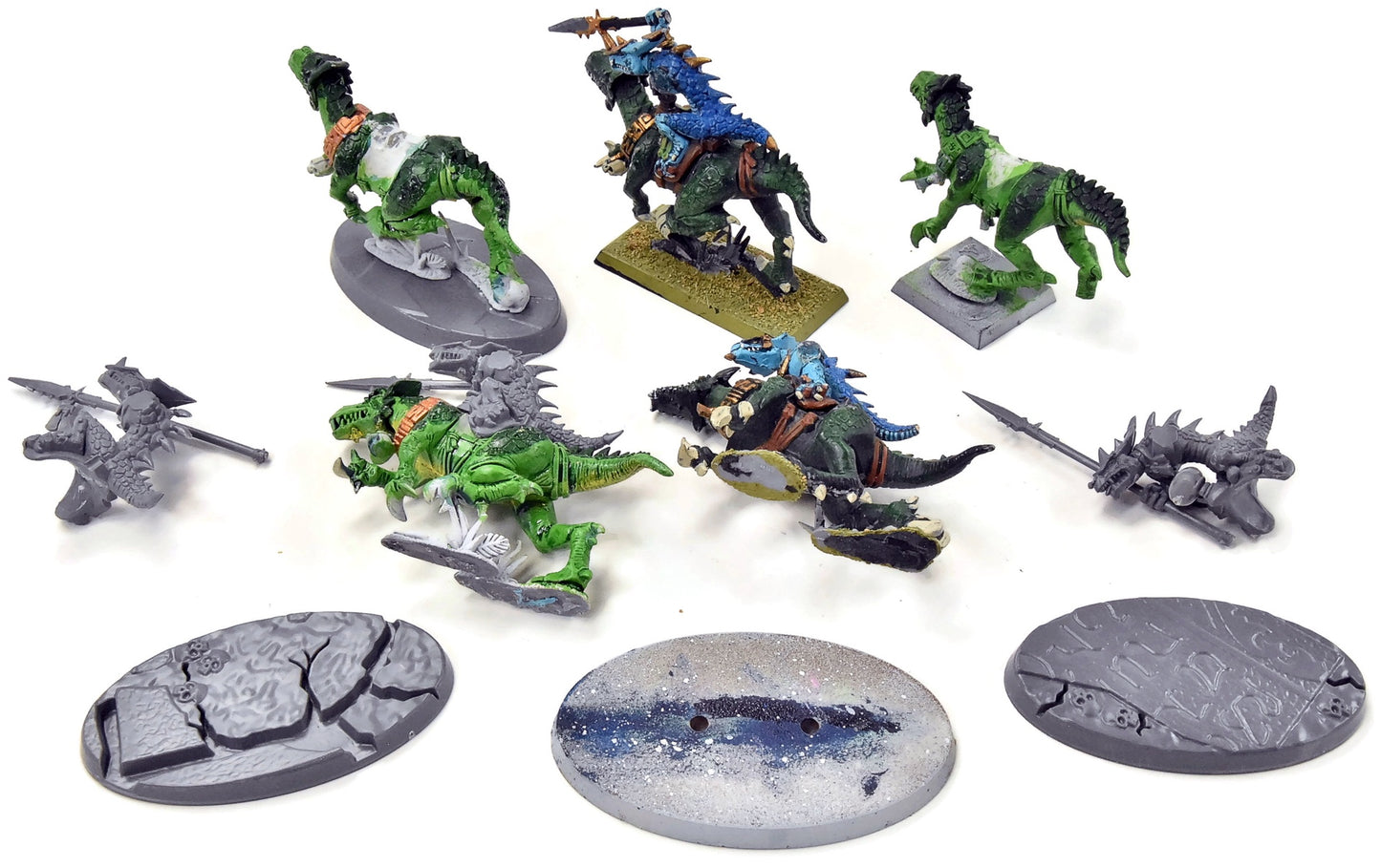 SERAPHON 5 Saurus Knights #2 Sigmar missing some parts