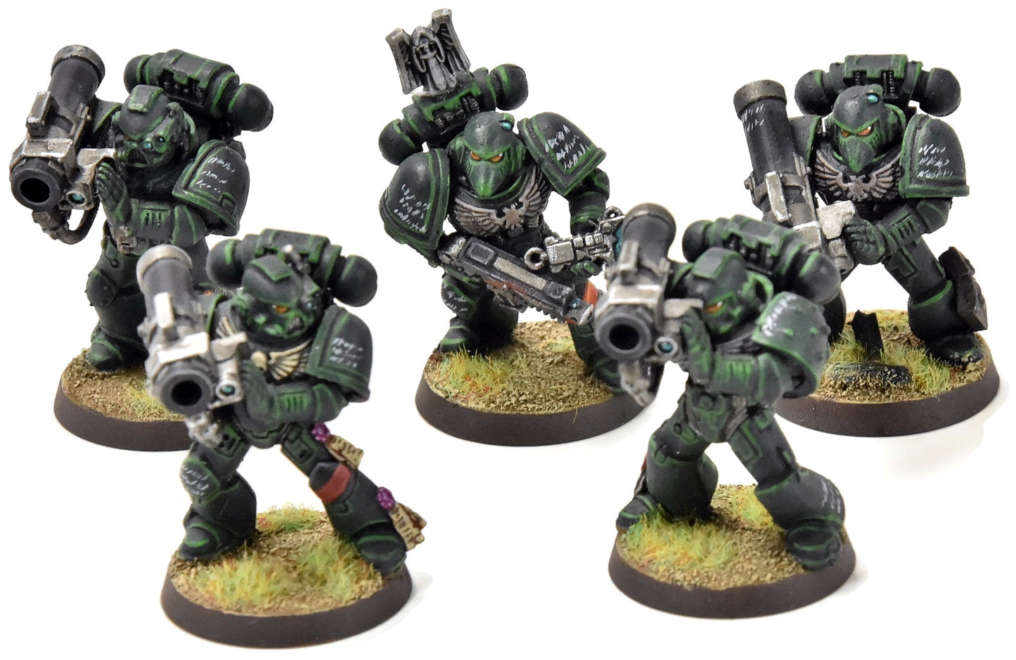 SPACE MARINES Missile Launcher Devastator Squad #1 PRO PAINTED Warhammer 40K