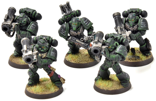 SPACE MARINES Missile Launcher Devastator Squad #1 PRO PAINTED Warhammer 40K