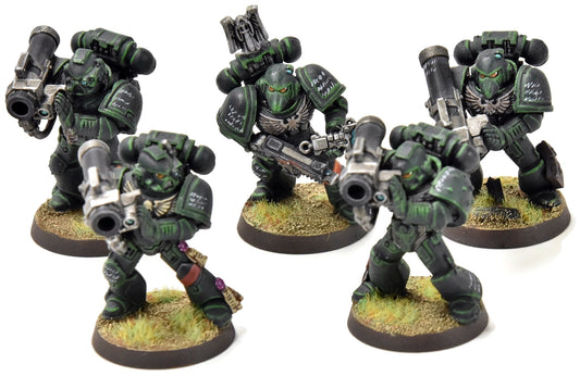 SPACE MARINES Missile Launcher Devastator Squad #1 PRO PAINTED Warhammer 40K
