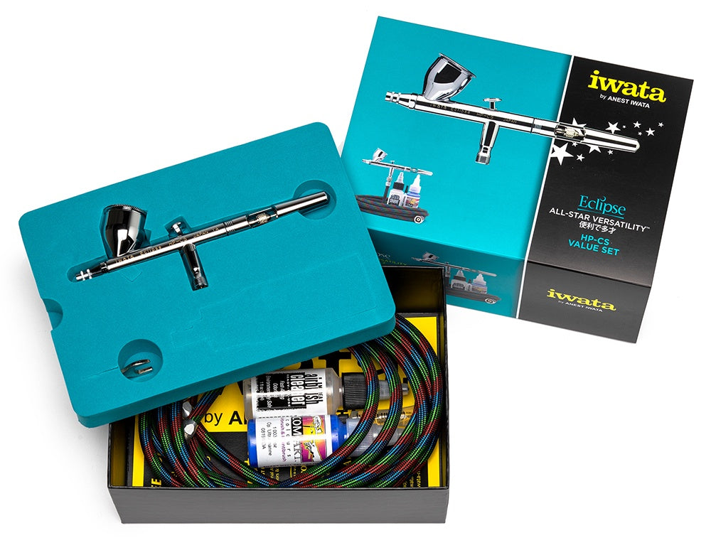IWATA Eclipse HP-CS Value Airbrush Set (IWATA-ECL4501)