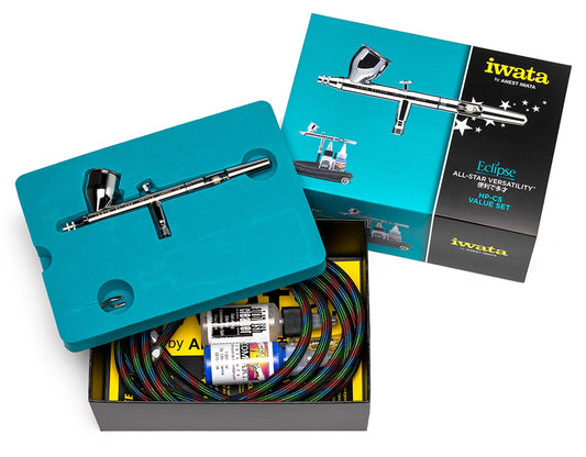 IWATA Eclipse HP-CS Value Airbrush Set (IWATA-ECL4501)