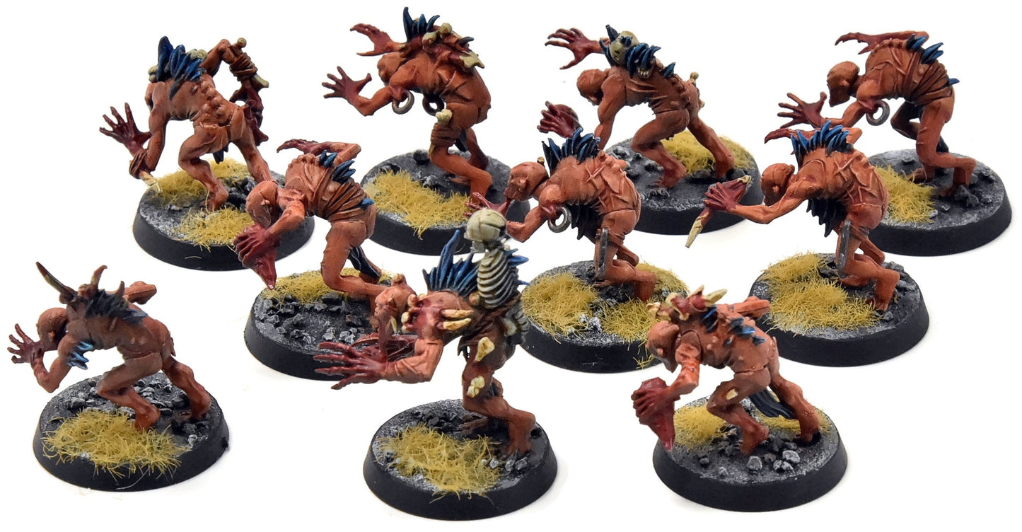 FLESH-EATER COURTS 10 Crypt Ghouls #3 WELL PAINTED Sigmar 7028