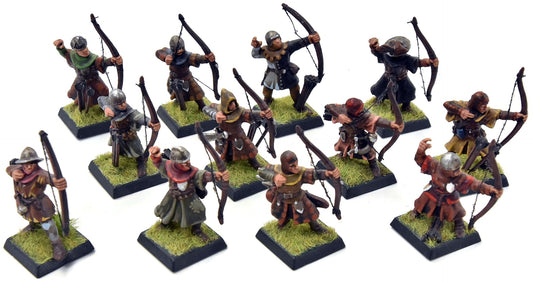 BRETONNIA 12 Peasant Bowmen #2 WELL PAINTED Warhammer Fantasy
