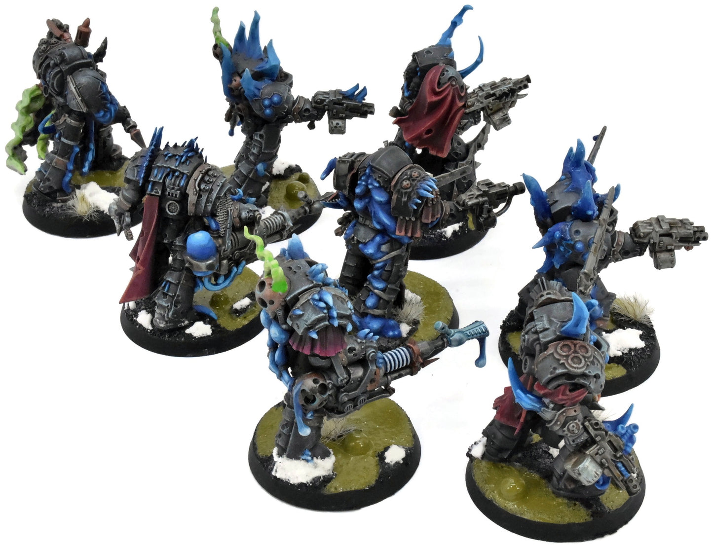 DEATH GUARD 8 Blightlord Terminators #10 PRO PAINTED Warhammer 40K