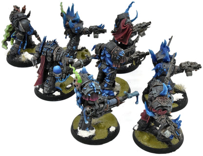 DEATH GUARD 8 Blightlord Terminators #10 PRO PAINTED Warhammer 40K