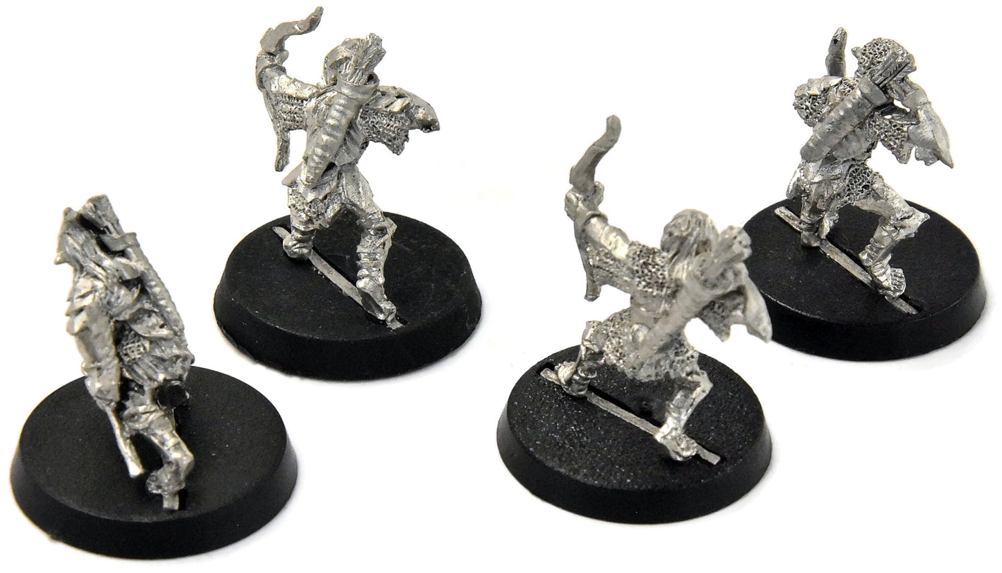 LORD OF THE RINGS 4 Moria Goblin Armoured Archers #1 METAL LOTR