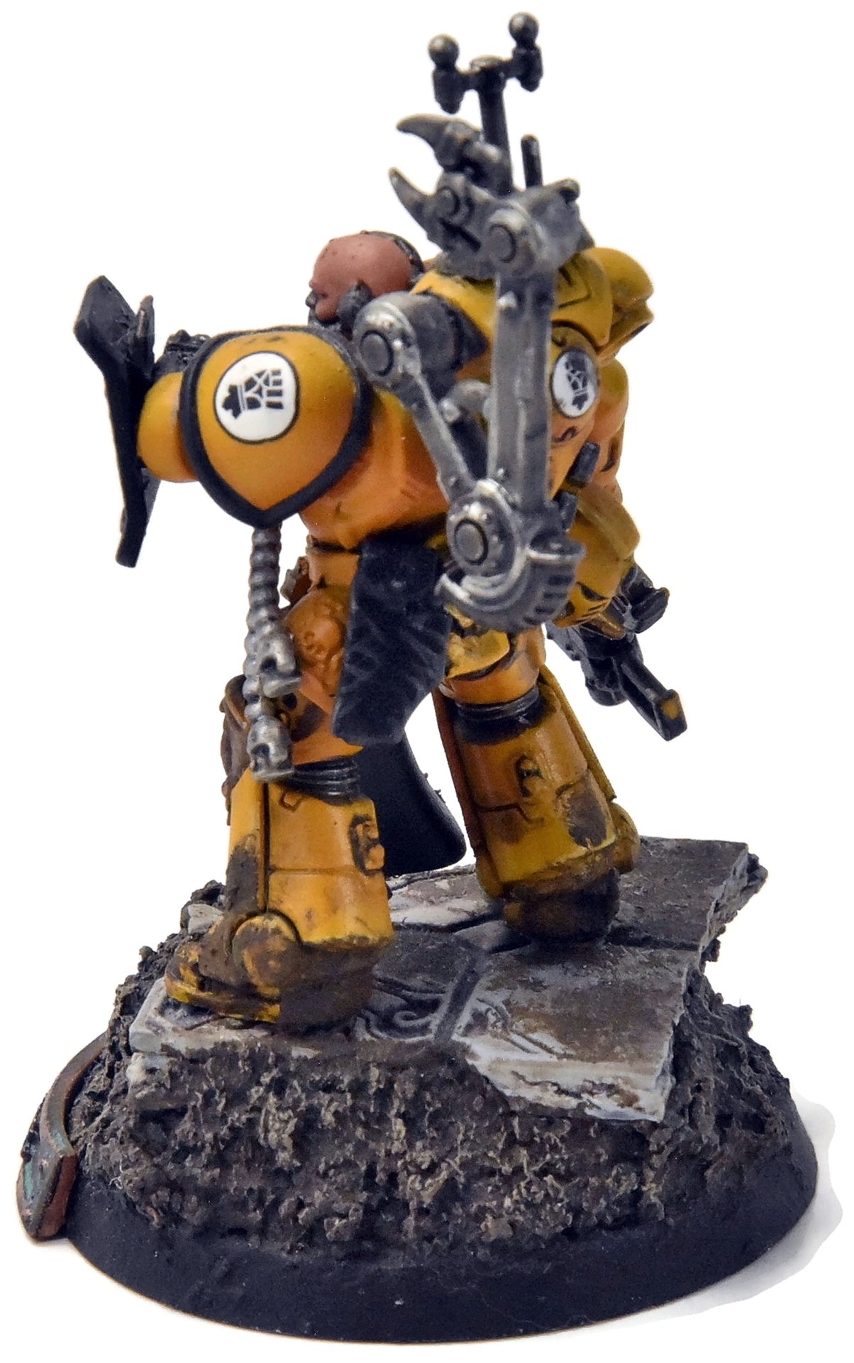 IMPERIAL FISTS Primaris Captain Converted #1 PRO PAINTED Warhammer 40K