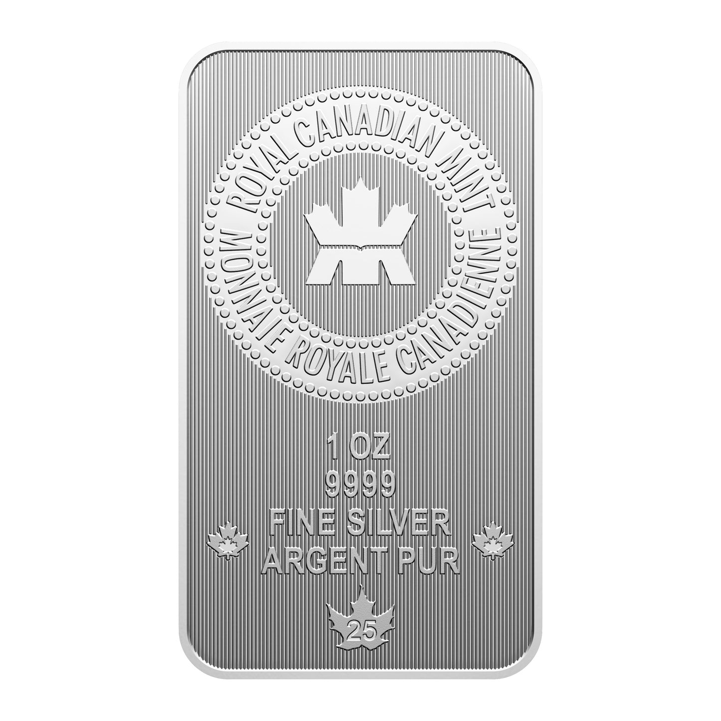 1 Oz. 99.99% Pure Silver Bar In Proudly Canadian Packaging (Premium Bullion) 2025 (252134)