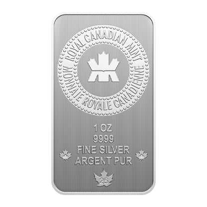 1 Oz. 99.99% Pure Silver Bar In Proudly Canadian Packaging (Premium Bullion) 2025
