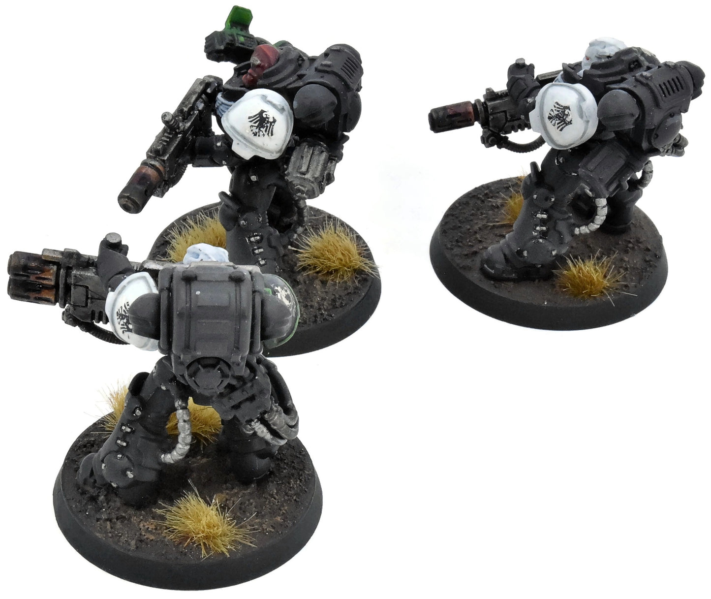 SPACE MARINES 3 Primaris Eradicators #1 WELL PAINTED 40K Raven Guard