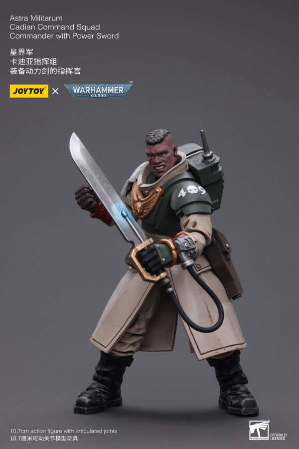 Cadian Command Squad Commander with Power Sword Astra Militarum Joy Toy