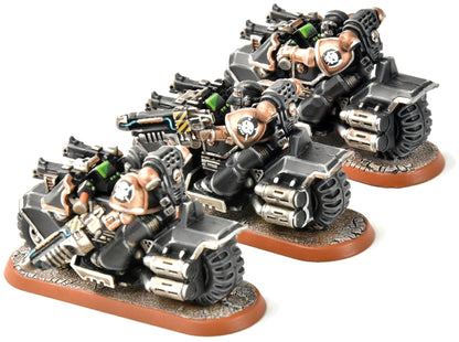 SPACE MARINES 3 Bikers #2 PRO PAINTED Warhammer 40K