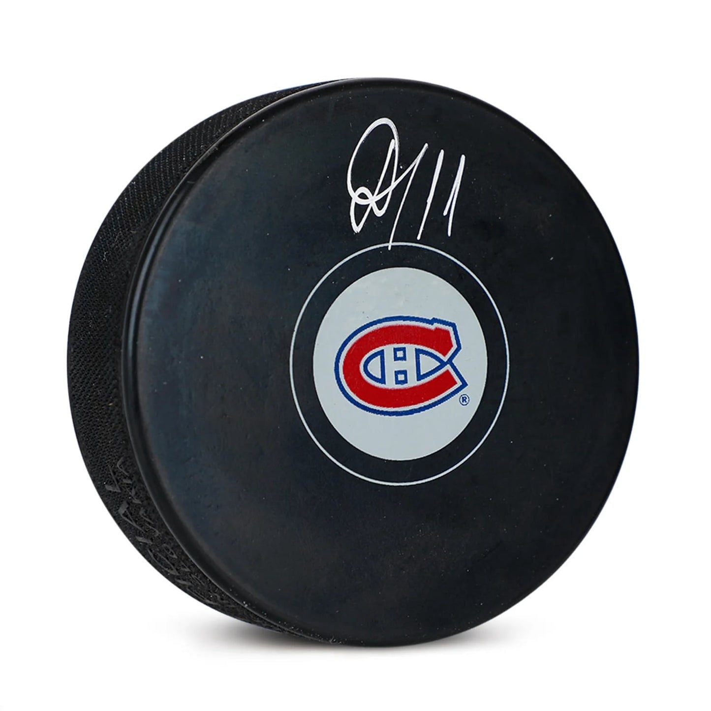 Ivan Demidov Autographed Puck - Logo