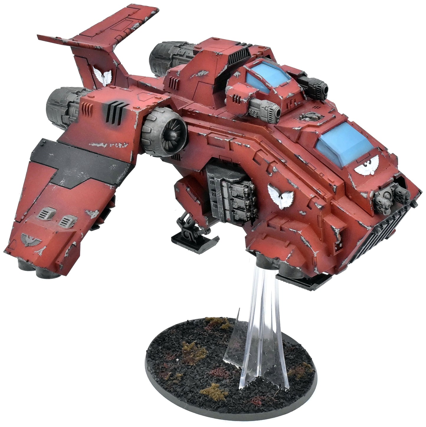 SPACE MARINES Stormraven Gunship #1 WELL PAINTED Warhammer 40K