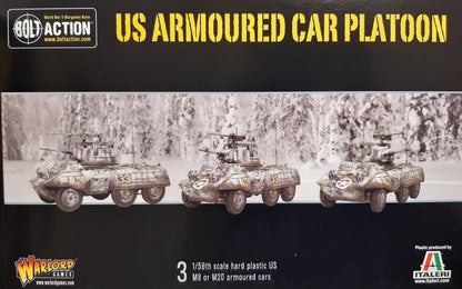 Bolt Action US Armoured Car Squadron (3 M8/M20 Greyhound Scout Cars)