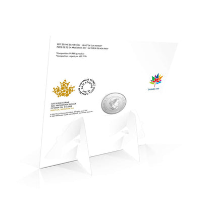 MINT $3 Heart of our Nation - Pure Silver Coin - 2017