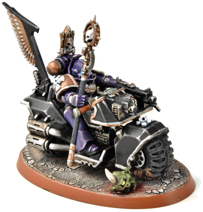 SPACE MARINES Librariran on Bike #1 PRO PAINTED Warhammer 40K