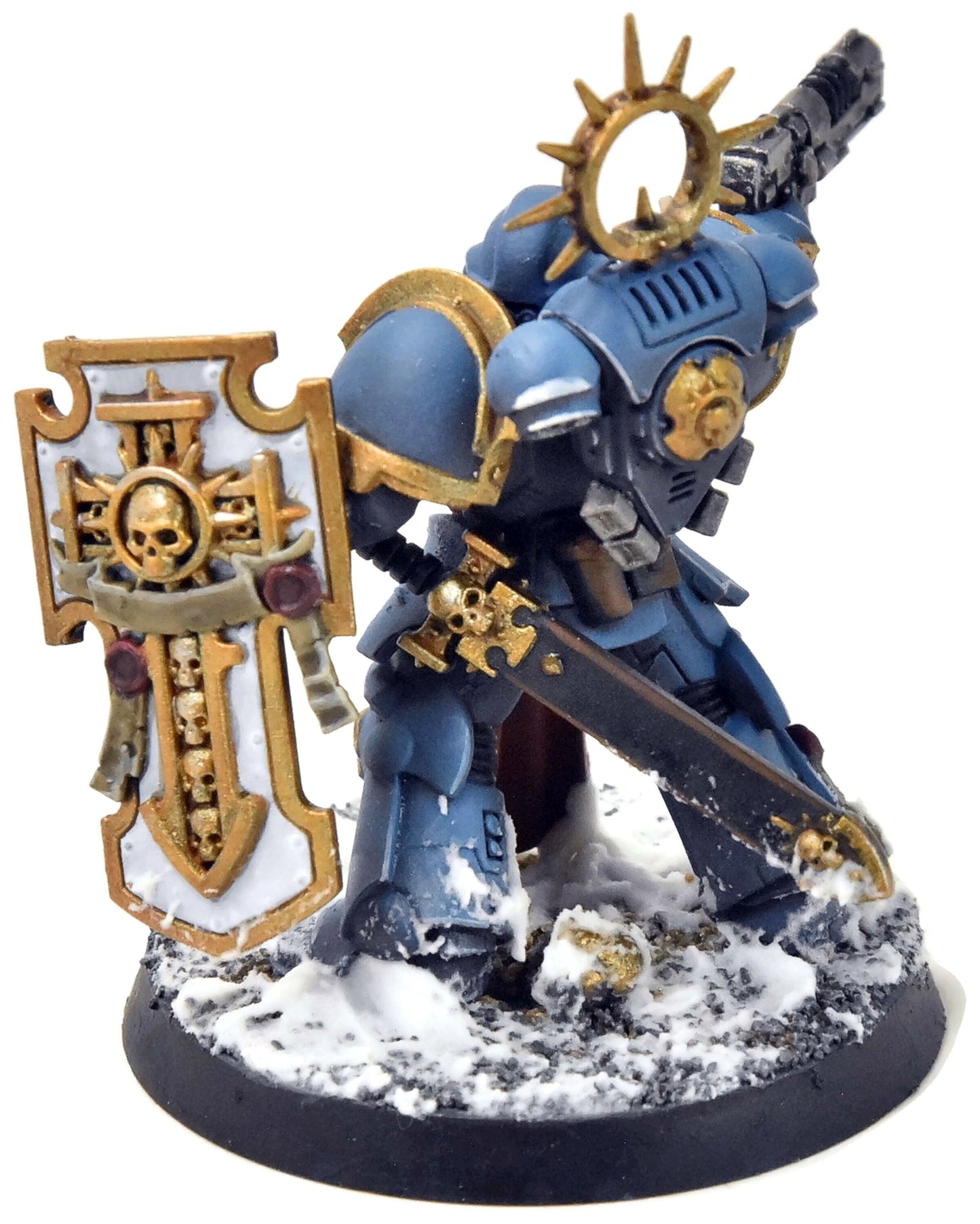 SPACE MARINES Primaris Lieutenant #1 WELL PAINTED Warhammer 40K Indomitus