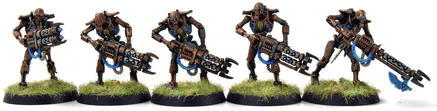 NECRONS 10 Warriors #2 WELL PAINTED Warhammer 40K 5120
