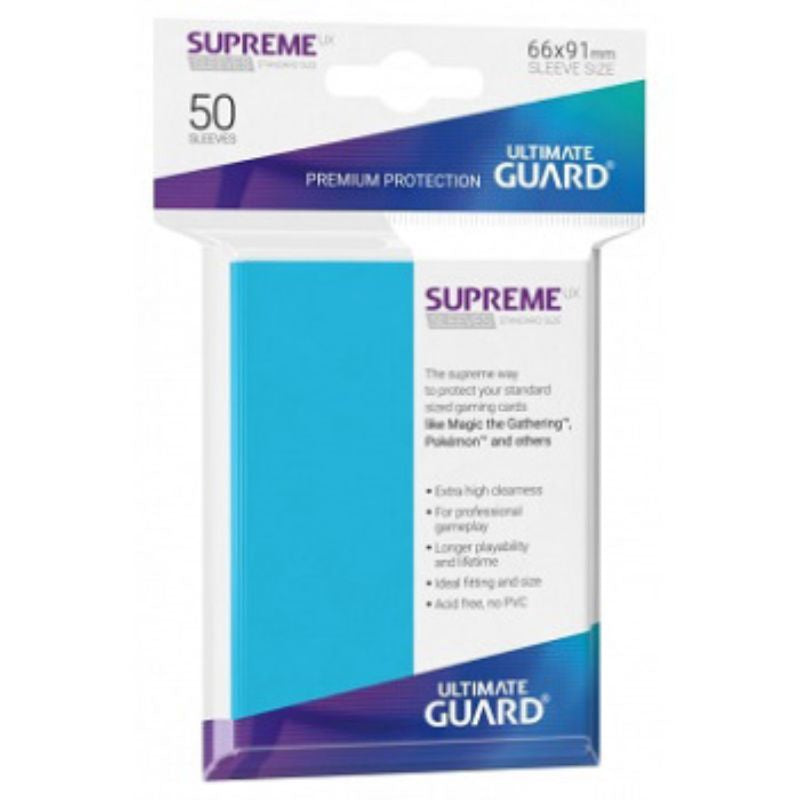 Ultimate Guard Sleeves Supreme Ux Light Blue 50Ct