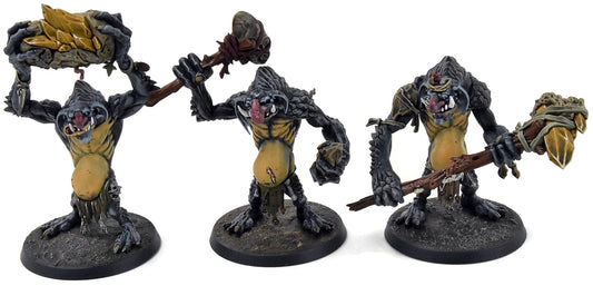 GLOOMSPITE GITZ 3 Rockgut Troggoths #2 WELL PAINTED Sigmar